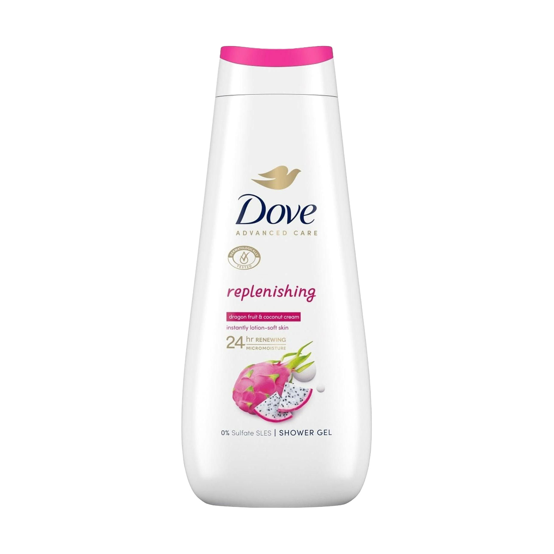 Гель для душу Dove Advanced Care Replenish Shower Gel Пітахая та кокос, 400 мл